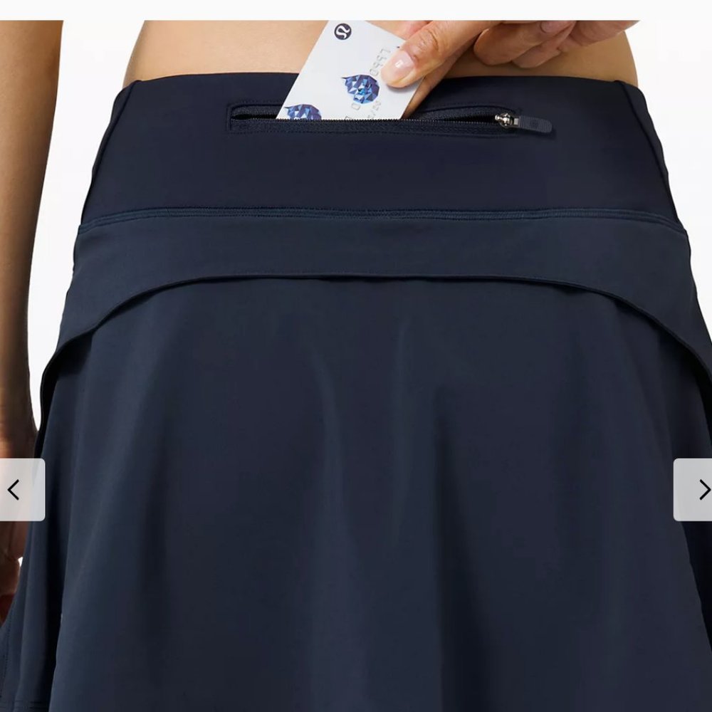 NWT LULULEMON Play Off The Pleats Black size 4 Regular - Picture 9 of 13